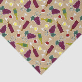 ワイン愛好家パターン 薄葉紙 (詳細)