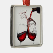 「ワイン愛好家」のオーナメント メタルオーナメント (右)