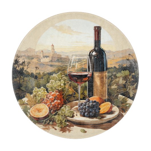 ワイン愛好家 カッティングボード (正面)