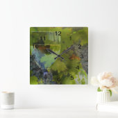 ワイン愛好家 スクエア壁時計 (ホーム)