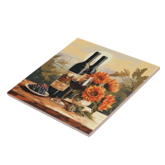 ワイン愛好家 タイル (側面)