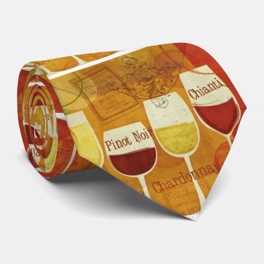 ワイン愛好家 ネクタイ (ロール)