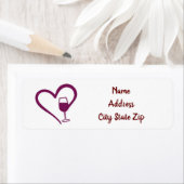 **ワイン愛好家**ワイン愛好家ラベル ラベル (インサイチュ)