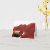 ワイン愛好家「UnCorKed」ノートカード カード (黄色い花)