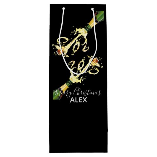 ワイン抱き枕 – シャンパンスプラッシュ ワインギフトバッグ (裏面)