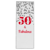 ワイン抱き枕 – マイルストーンシルバー ワインギフトバッグ (正面)