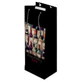 ワイン抱き枕 – ワインラバーズハッピーバースデー ワインギフトバッグ (裏面アングル)