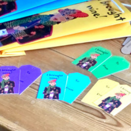 ワイン持ってきた！ ギフトタグ