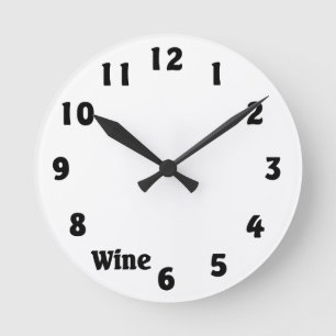 ワイン時計 ラウンド壁時計