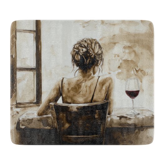 ワイン時間 カッティングボード (正面)