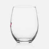 ワイン時間 ステムなしワイングラス (左)