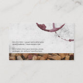 ワイン染色 | コルクストリム | ワイナリービネヤード 名刺 (裏面)