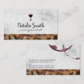 ワイン染色 | コルクストリム | ワイナリービネヤード 名刺 (正面/裏面)