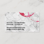 ワイン染色 |ワイナリーロゴ 名刺 (裏面)