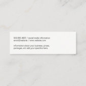 ワイン染色 |ワイン専門店 スキニー名刺 (裏面)