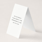 ワイン染色 |水彩 |応援 名刺 (裏面)