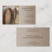 ワイン樽ワイナリー名刺 名刺 (正面/裏面)
