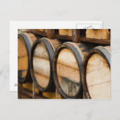 ワイン樽列 ポストカード (正面/裏面)