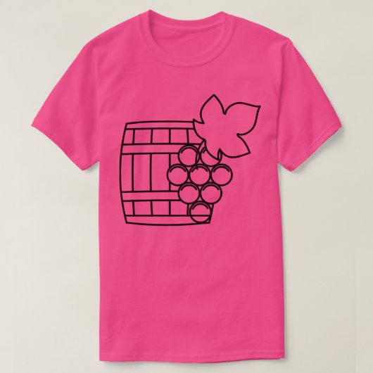 ワイン樽1 Tシャツ (デザイン正面)