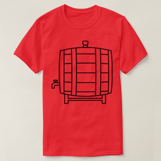 ワイン樽2 Tシャツ (デザイン正面)