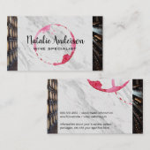 ワイン樽 | ワインボトル 名刺 (正面/裏面)