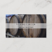 ワイン樽 名刺 (正面)