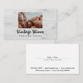 ワイン樽 | 木目 名刺 (正面/裏面)