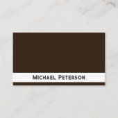 ワイン樽 – 淡い茶色 名刺 (正面)