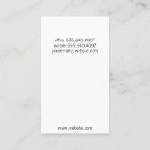 ワイン注ぎスプラッシュ |赤ワインボトル 名刺 (裏面)