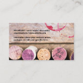 ワイン注ぎ | コルクス | ワイナリー 名刺 (裏面)