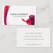 ワイン注ぎ 名刺 (正面/裏面)