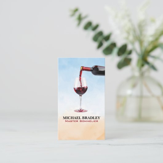 ワイン注ぎ | 味 名刺 (スタンド正面)