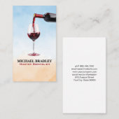 ワイン注ぎ | 味 名刺 (正面/裏面)