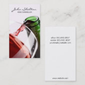 ワイン注ぎ |閉じる 名刺 (正面/裏面)