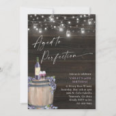 ワイン熟成パーフェクトバースデー 招待状 (正面)