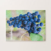 ワイン用ブドウつる植物及びブドウ栽培ギフト ジグソーパズル (横)