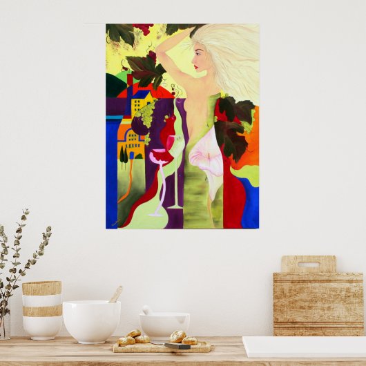 ワイン精神 ポスター (キッチン)