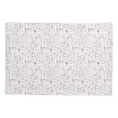 ワイン紙吹雪水の色のドットピローケース 枕カバー (裏面)