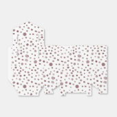 ワイン紙吹雪水の色のドット優先ボックス フェイバーボックス (折り畳みなし)