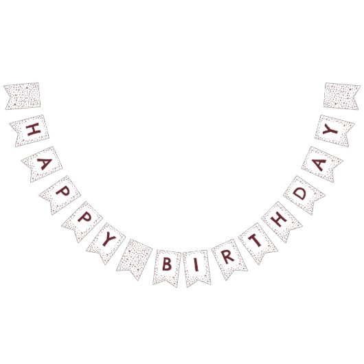 ワイン紙吹雪水の色ドット束フラグ バンティングフラッグ (全)