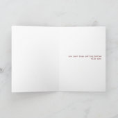 ワイン素晴らしのおもしろいハッピーバースデー カード (内部)