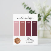 ワイン結婚ズカラーパレットカード2023 (スタンド正面)