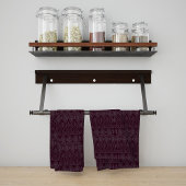 ワイン繊維織物のタコの種パターン（の模様が）ある キッチンタオル