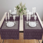 ワイン繊維織物のタコの種パターン（の模様が）ある ショートテーブルランナー