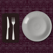 ワイン繊維織物のタコの種パターン（の模様が）ある ショートテーブルランナー