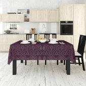 ワイン繊維織物のタコの種パターン（の模様が）ある テーブルクロス