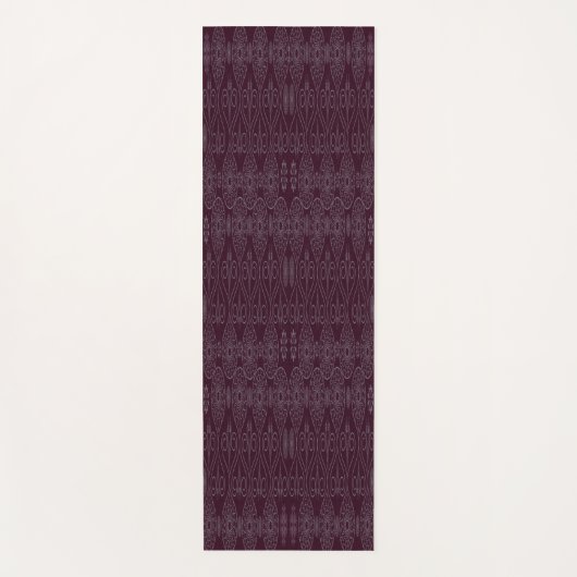 ワイン繊維織物のタコの種パターン（の模様が）ある ヨガマット (正面)