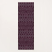 ワイン繊維織物のタコの種パターン(の模様が)ある ヨガマット (裏面)