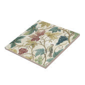 ワイン葡萄のヴィンテージエレガントの継ぎ目のないパターン タイル (側面)