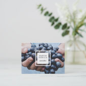 ワイン葡萄ソムリエまたはヴィントナー 名刺 (スタンド正面)